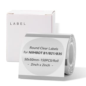 Etiquetas térmicas NIIMBOT B1/B21/B3S/K3 50x50mm 1 rolo 150 Stic