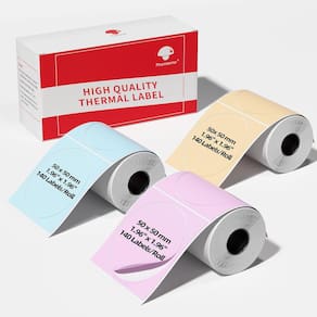 Etiquetas térmicas circulares Memoqueen Phomemo M110/M221/M220/M120/M200/M110S