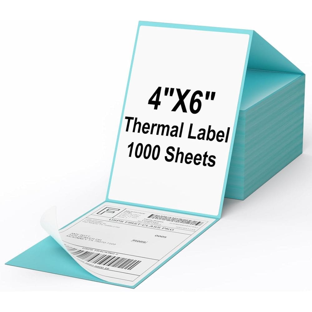 Etiquetas térmicas Coopaty 4x6” (2000 etiquetas) para Zebra e Rol