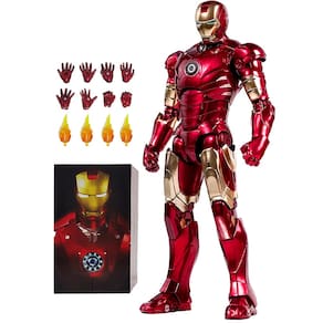 Boneco de ação OVONNI Ironman MK3 de 7 polegadas com acessórios