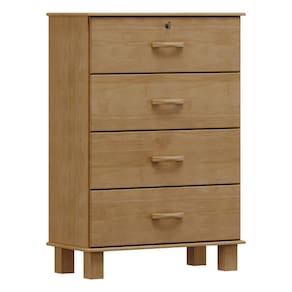 Cômoda 4 Gavetas Bronze - Freijó