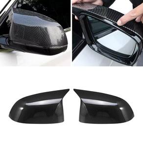 Capa de espelho XPHAZZ com padrão de fibra de carbono para BMW X3 G01 X4 G