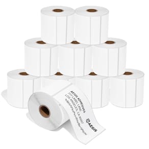 Etiquetas de envio Aegis Adhesives 3x5in Direct Thermal 10 Rolls