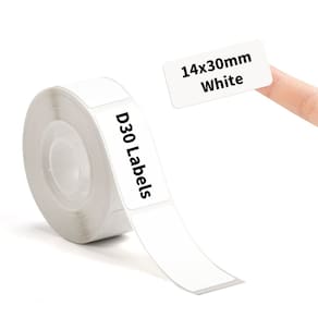 Fita de etiqueta térmica COLORWING D30 branca 14 mm x 30 mm 210 Label