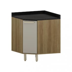 Balcão Aéreo Diagonal 1 Porta 74cm Isis Luciane