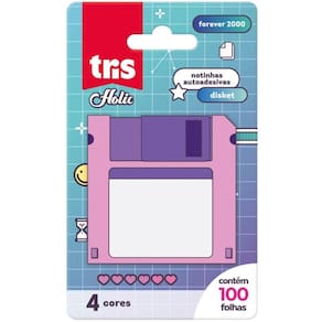 Nota Autoadesiva Holic Disket Forever 2000 100 Folhas - Tris