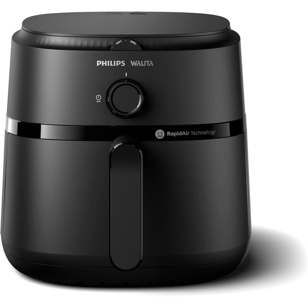 Fritadeira Airfryer Série 1000 XL, Philips Walita, 6,2 litros, Tecnologia RapidAir, Preta, 2 anos de garantia