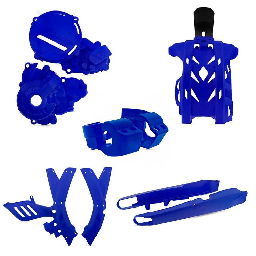 Kit Protetores Motor Quadro Tampas Laterais Balança Bengala Amx Sherco Sef 250/300
