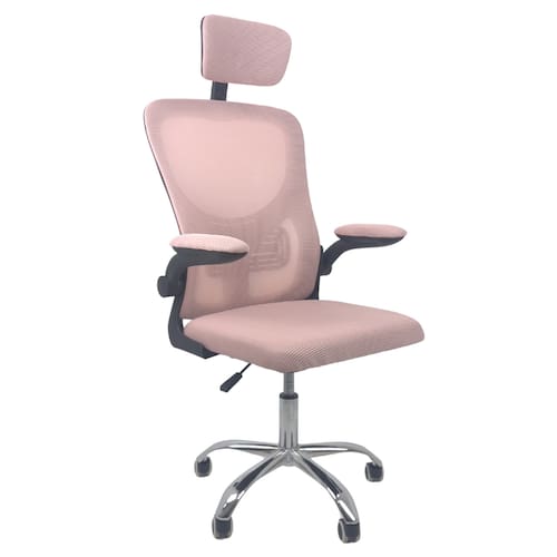 Cadeira de Escritório Diretor Oficial Vegas com apoio - Rosa