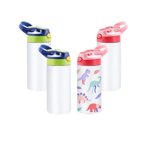 Copo de sublimação OFFNOVA Kids 350 ml com canudo e alça 4-P