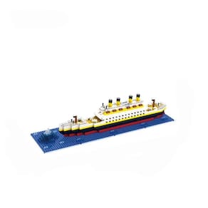 Navio Titanic 607 Pçs Bloco De Montar Brinquedo Educativo