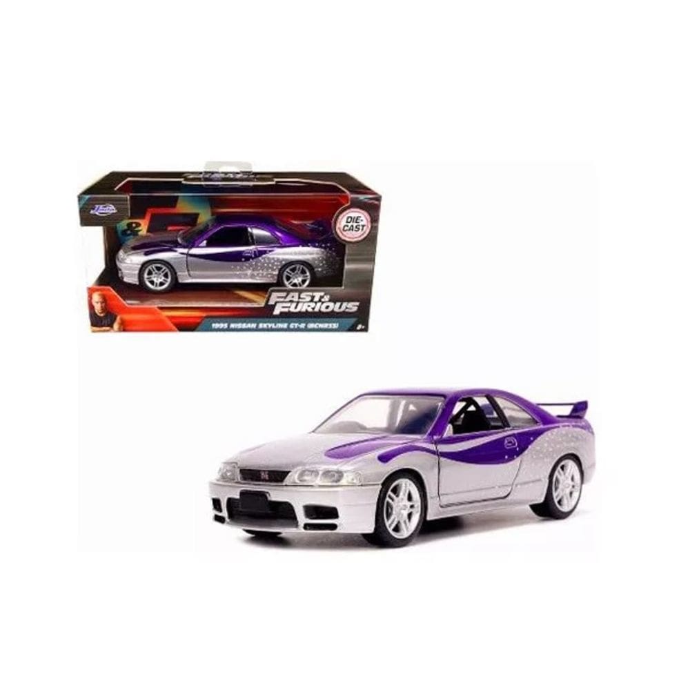 Miniatura Nissan Skyline Gtr Bcnr33 Velozes e Furiosos Jada