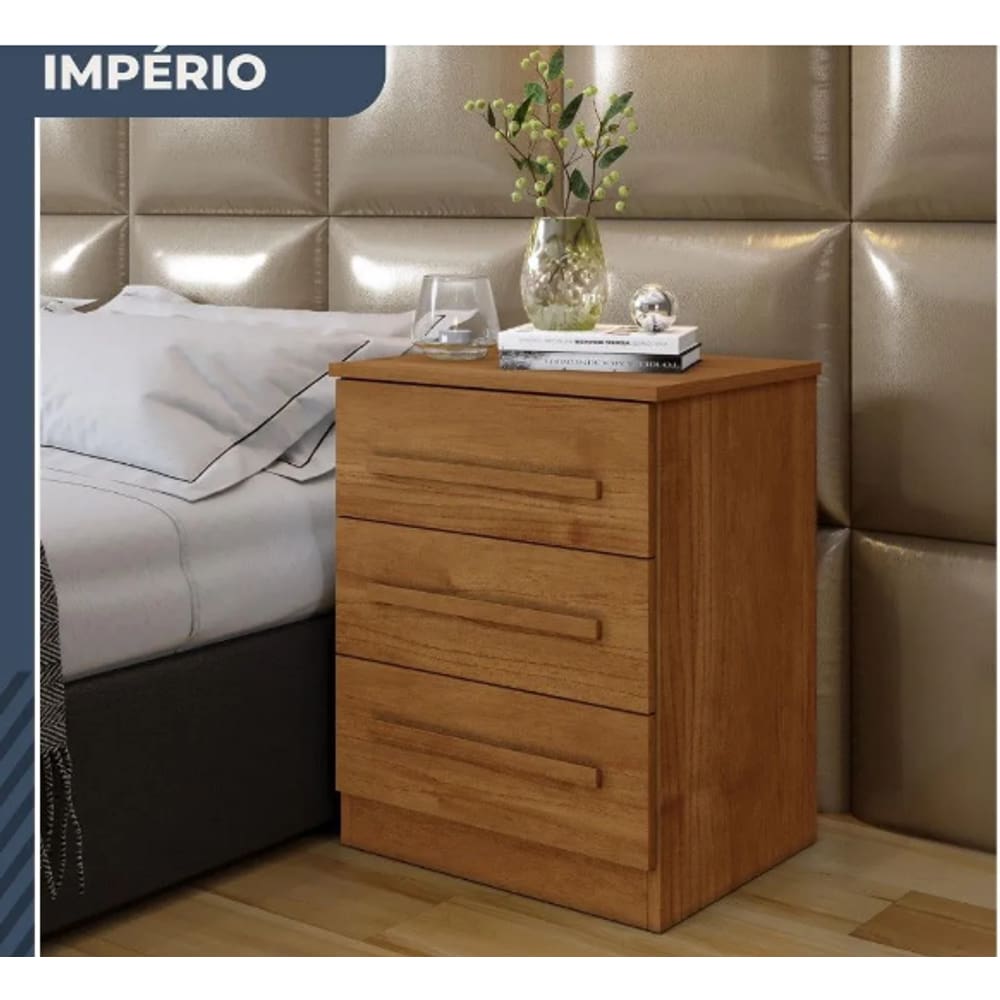 Mesa de Cabeceira Império Benetil Móveis - Cinamomo