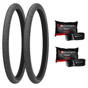 COMBO KIT 2x PNEU LEVORIN PRAIEIRO BIKE 26X1.1/2X2 + 2 CAMARAS DE AR SHIVER