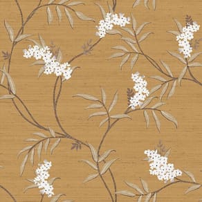 Papel De Parede Tradizioni Floral Amarelo 33307