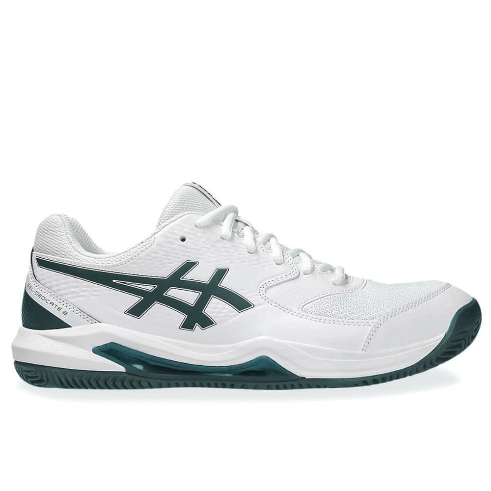 Tênis Asics Gel Dedicate 8 Clay - Branco e Verde