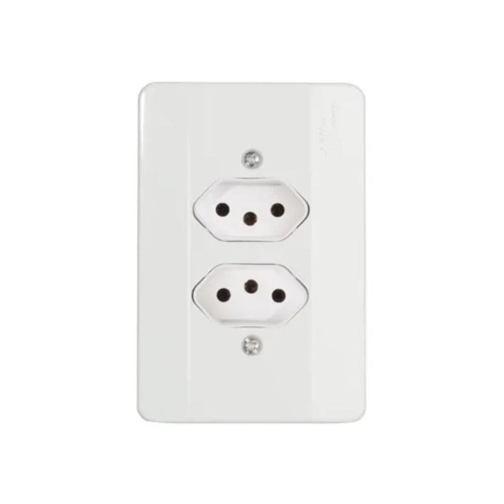 Tomada Dupla 2P+T Nbr 20A 250V Mectronic