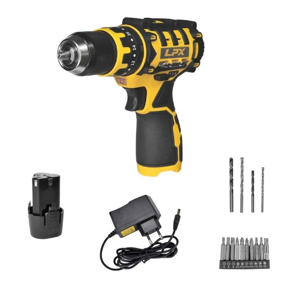 Parafusadeira De Impacto 12V Lp1210Pi 3/8 + Kit Carregamento