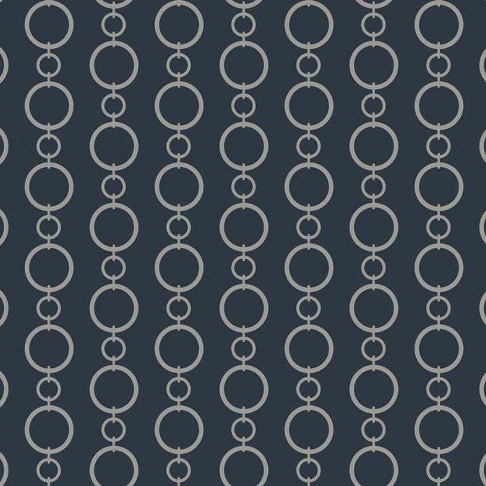 Papel De Parede Waverly Stripes Chain Stripe Azul Sv2744 Waverly Stripes Sv2744