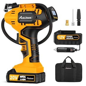 Compressor de ar com inflador de pneus Bomba de carro sem fio Avid Power 20V