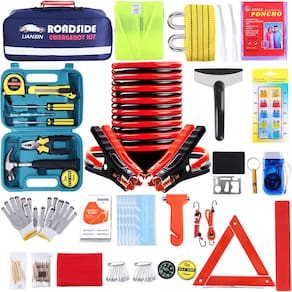 Kit de assistência rodoviária de emergência LIANXIN Car Safety 142 unidades