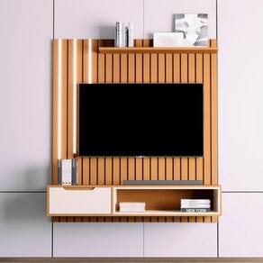 Home Ripado Para Tv 58 Polegadas Orleans Nature Off White