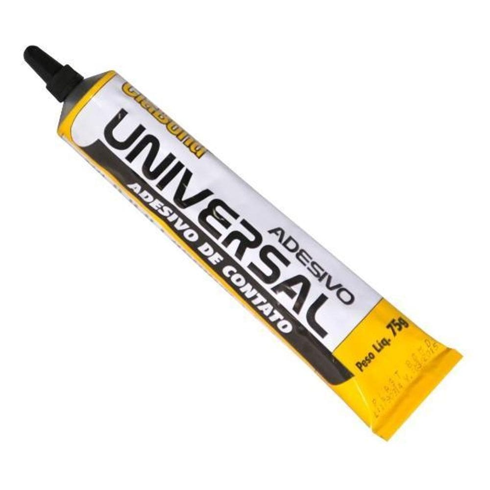 Cola Universal Contato Preta Base De Borracha 75G Ciabond