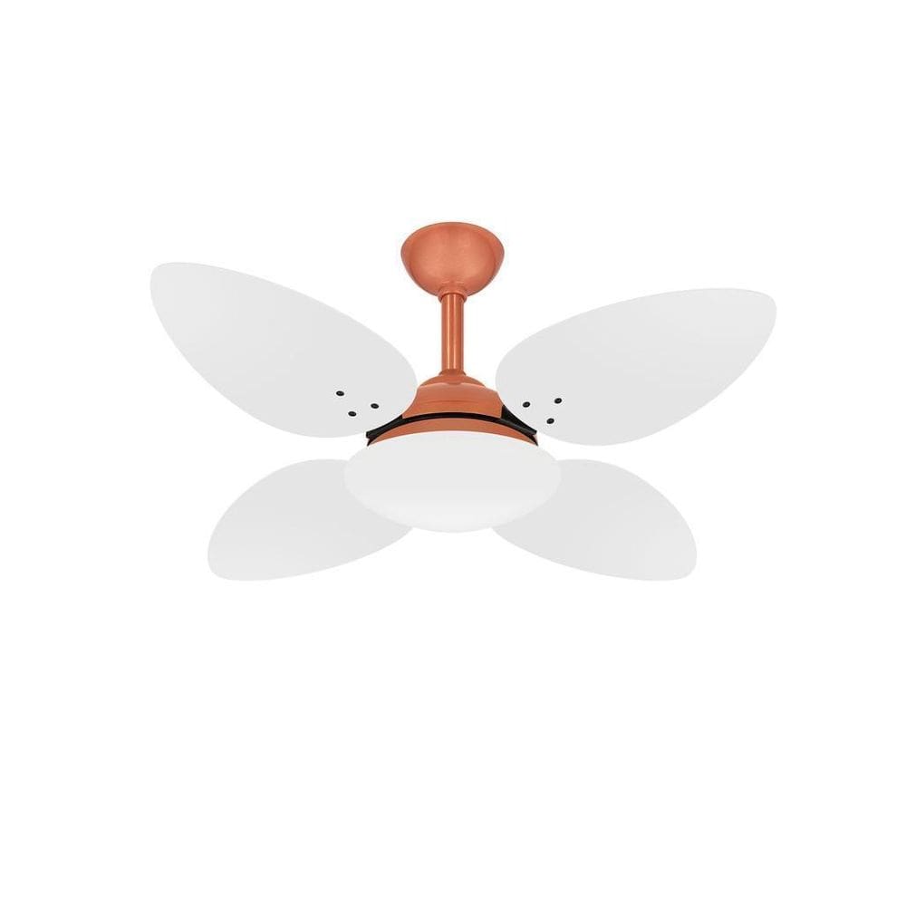 Ventilador De Teto Cobre Pétalo 4 Pás Silencioso Ventax 110V