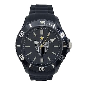 Relógio Galo Oficial Masculino Borracha Preto Galo-001-2