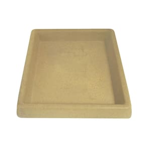Prato Base Quadrado Para Vaso De Planta Em Polietileno 30 Cm