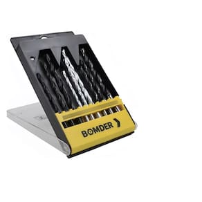 Kit Jogo De Brocas Peças Para Madeira Concreto E Aço Profissional