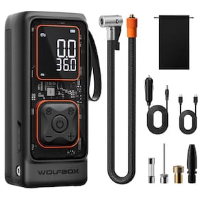 Compressor de ar portátil WOLFBOX Megaflow24 12000mAh 150PSI