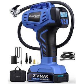 Inflador de pneus KeenPower Smart Cordless 160PSI com recarregável