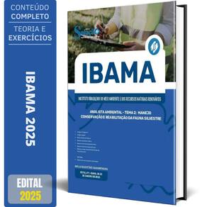Apostila Ibama 2025 Analista Ambiental Tema 2: Manejo,