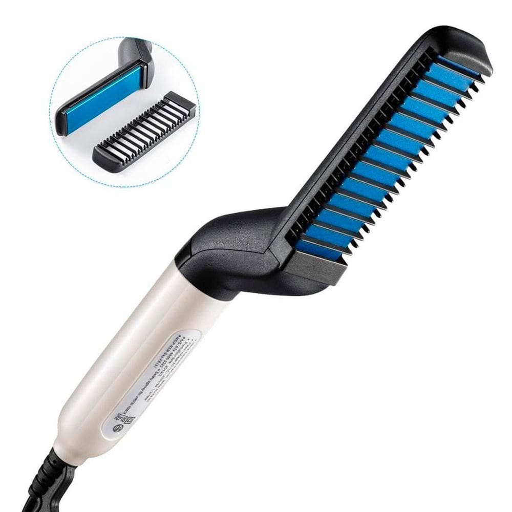 Pente Eletrico Modelador Pratico Para Penteados E Barba