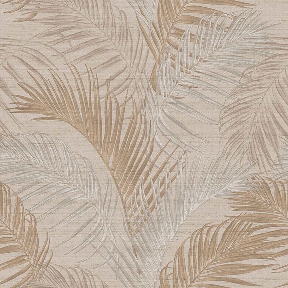 Papel De Parede Tradizioni Folhagem Bege 33314