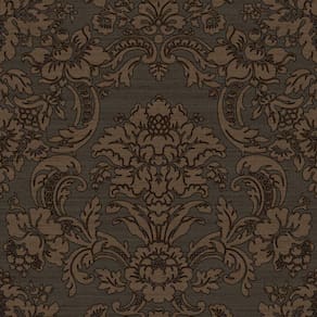 Papel De Parede Tradizioni Damask Marrom 33349
