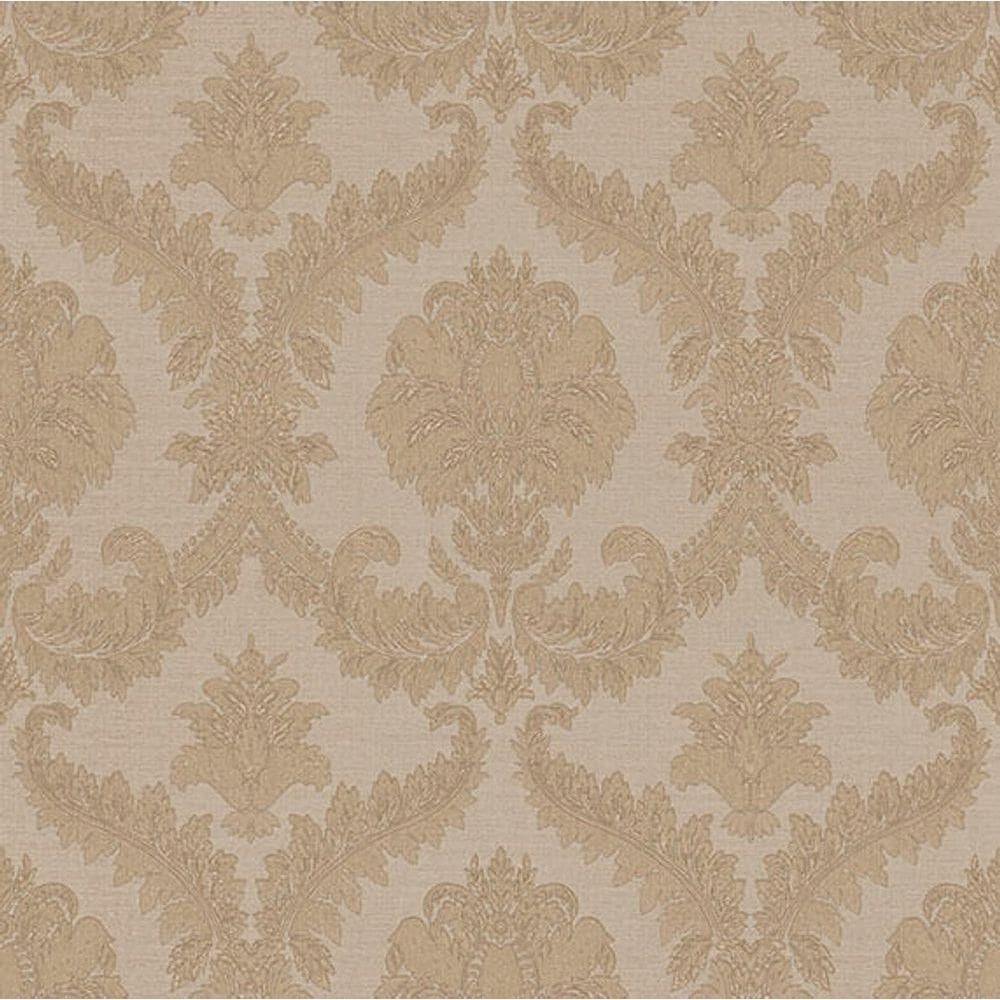 Papel De Parede Tradizioni Damask Bege 33334