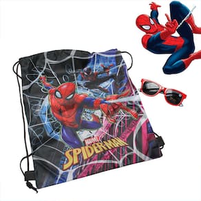 Kit Sacochila E Óculos De Sol Homem Aranha Toyng
