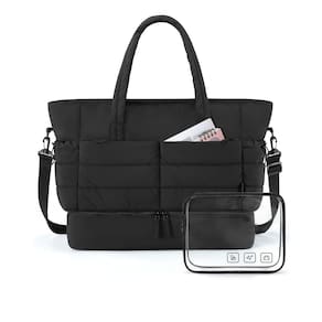 Mochila de viagem BAGSMART Large Weekender para mulheres preta