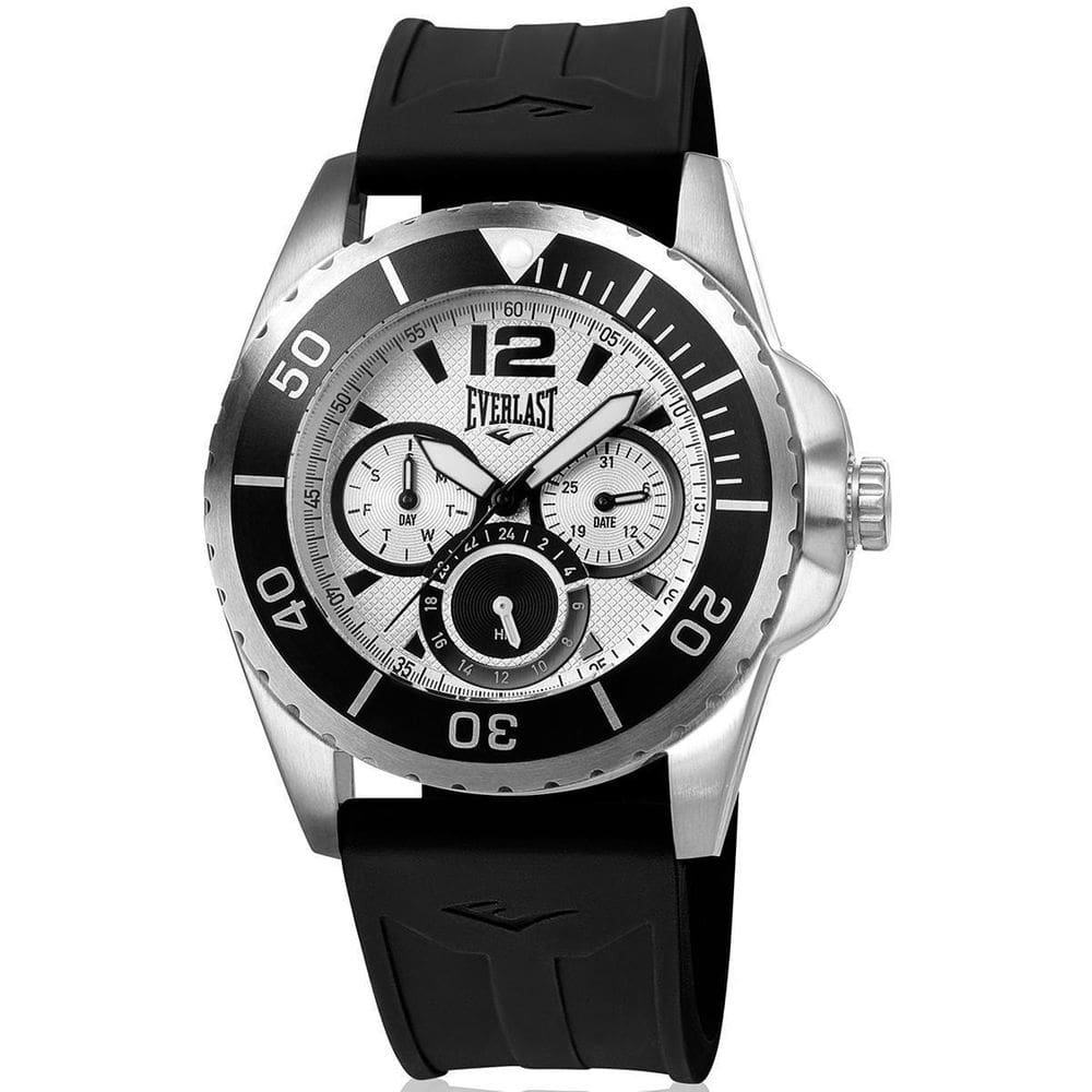 Relógio Masculino Everlast Preto À Prova D`Água 100 M E20130
