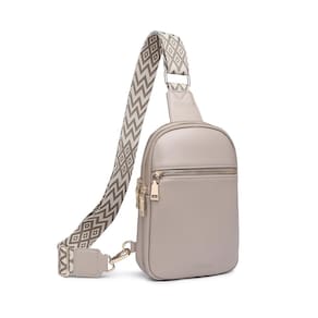 Bolsa tipo estilingue DIOMO Anti Theft Small para mulheres em couro vegano