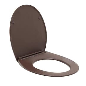 Assento Termofixo com Soft Close para Vaso Sanitário Aquarela Pingoo.casa - Marrom