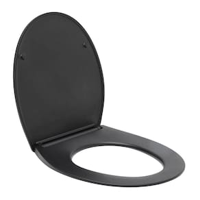 Assento Termofixo com Soft Close para Vaso Sanitário Aquarela Pingoo.casa - Preto