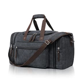 Mochila EKOROMIER de lona expansível para homens cinza escuro