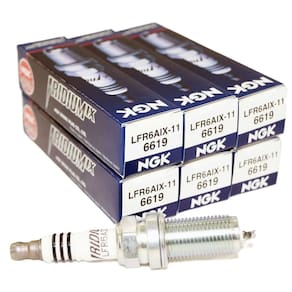Velas de ignição NGK Iridium LFR6AIX-11 para carro - 6 peças