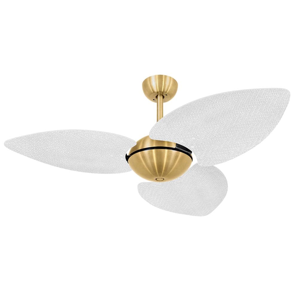 Ventilador De Teto Volare Dourado Dunamis Office Palmae 220V