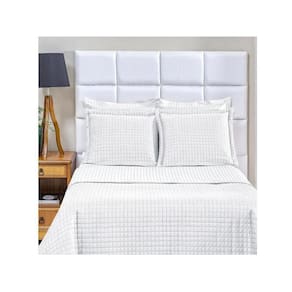 Cobreleito Plaza Lavive Queen 03 Peças Dupla Face Branco