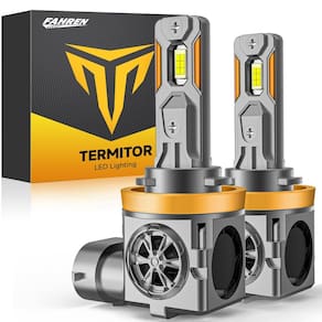 Lâmpadas de neblina Termitor Brightest H11/H9/H8 40000LM 6500K