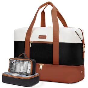 Mochila de viagem LOVEVOOK Weekender com 2 cubos de embalagem 46L